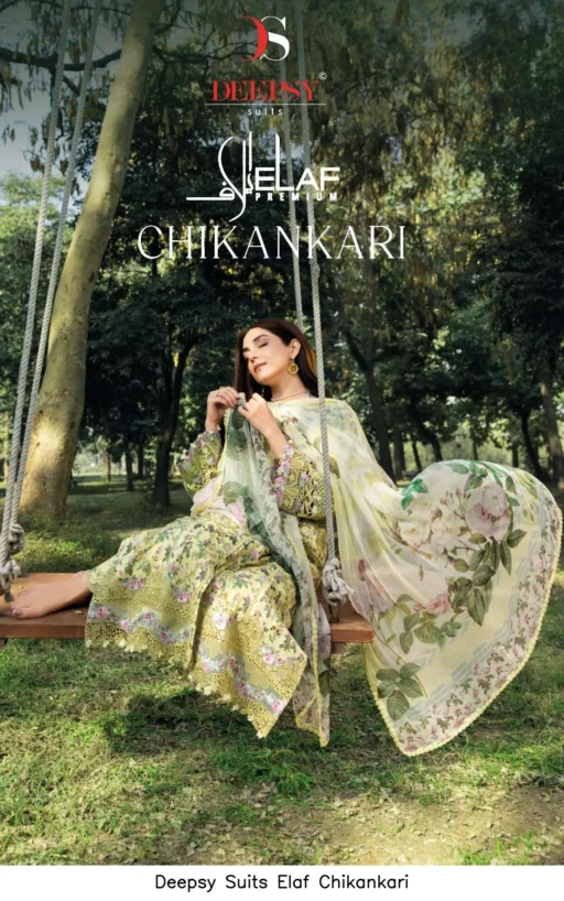 Deepsy Suits Elaf Chikankari