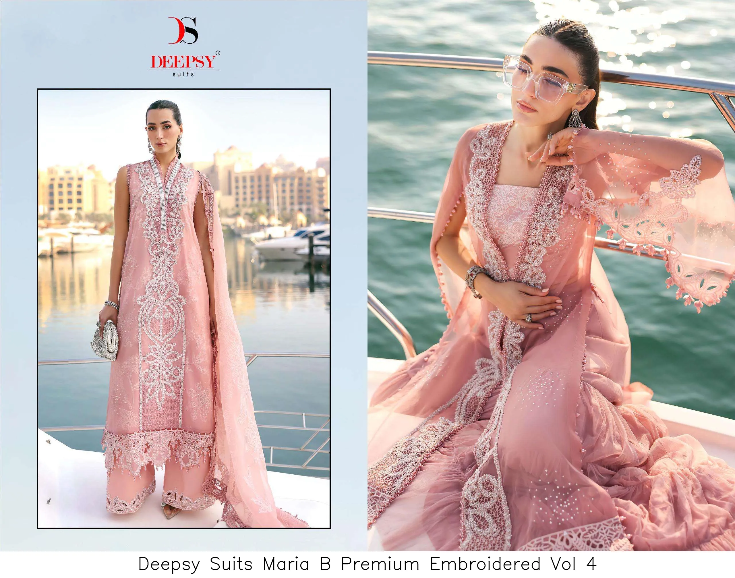 Deepsy Suits Maria B Premium Embroidered Vol 4 - Image 2
