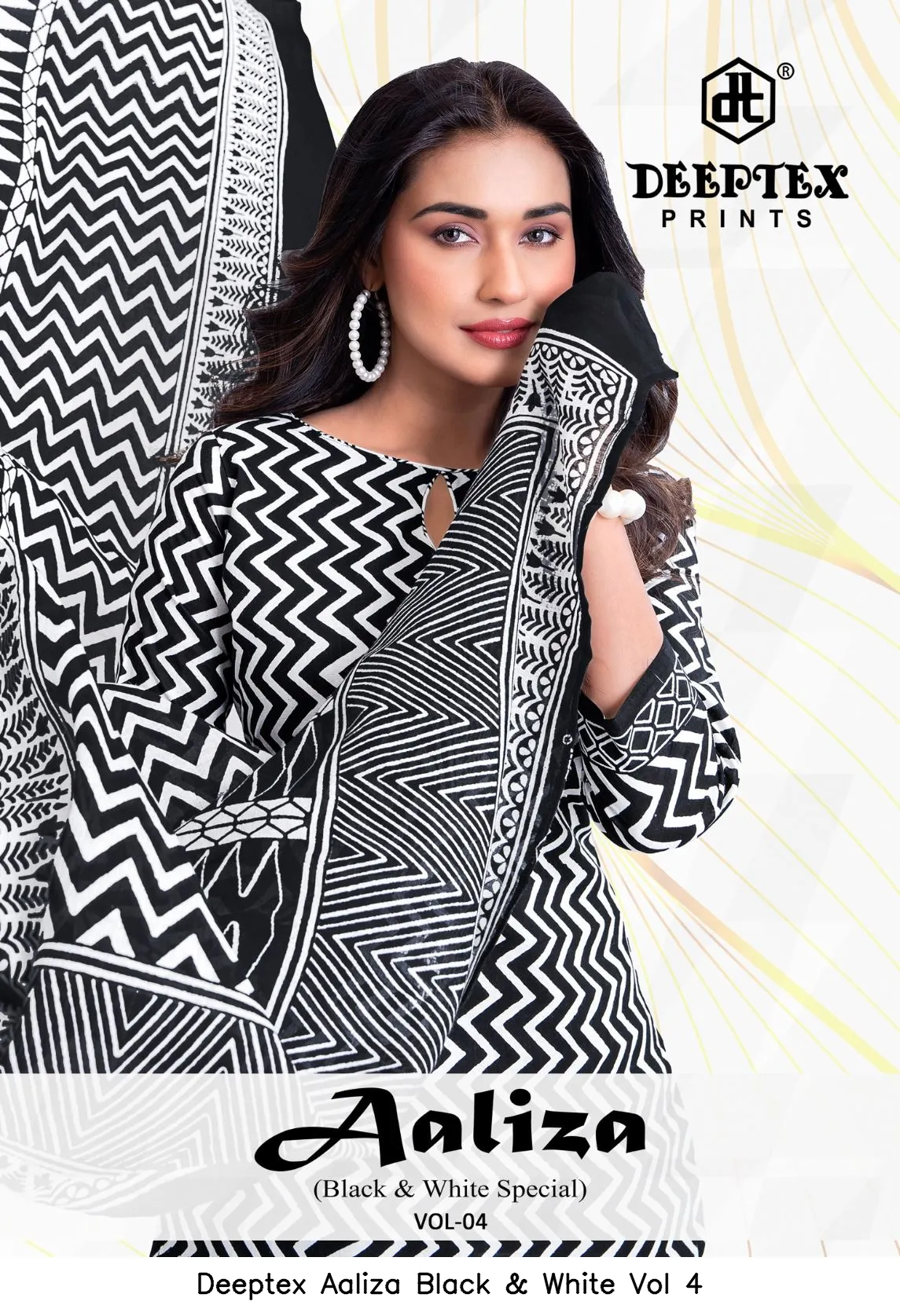 Deeptex Aaliza Black & White Vol 4