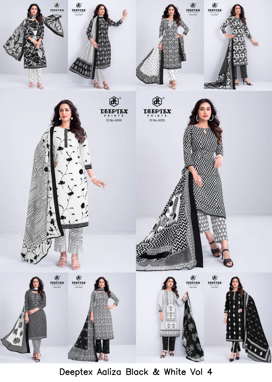 Deeptex Aaliza Black & White Vol 4 - Image 10