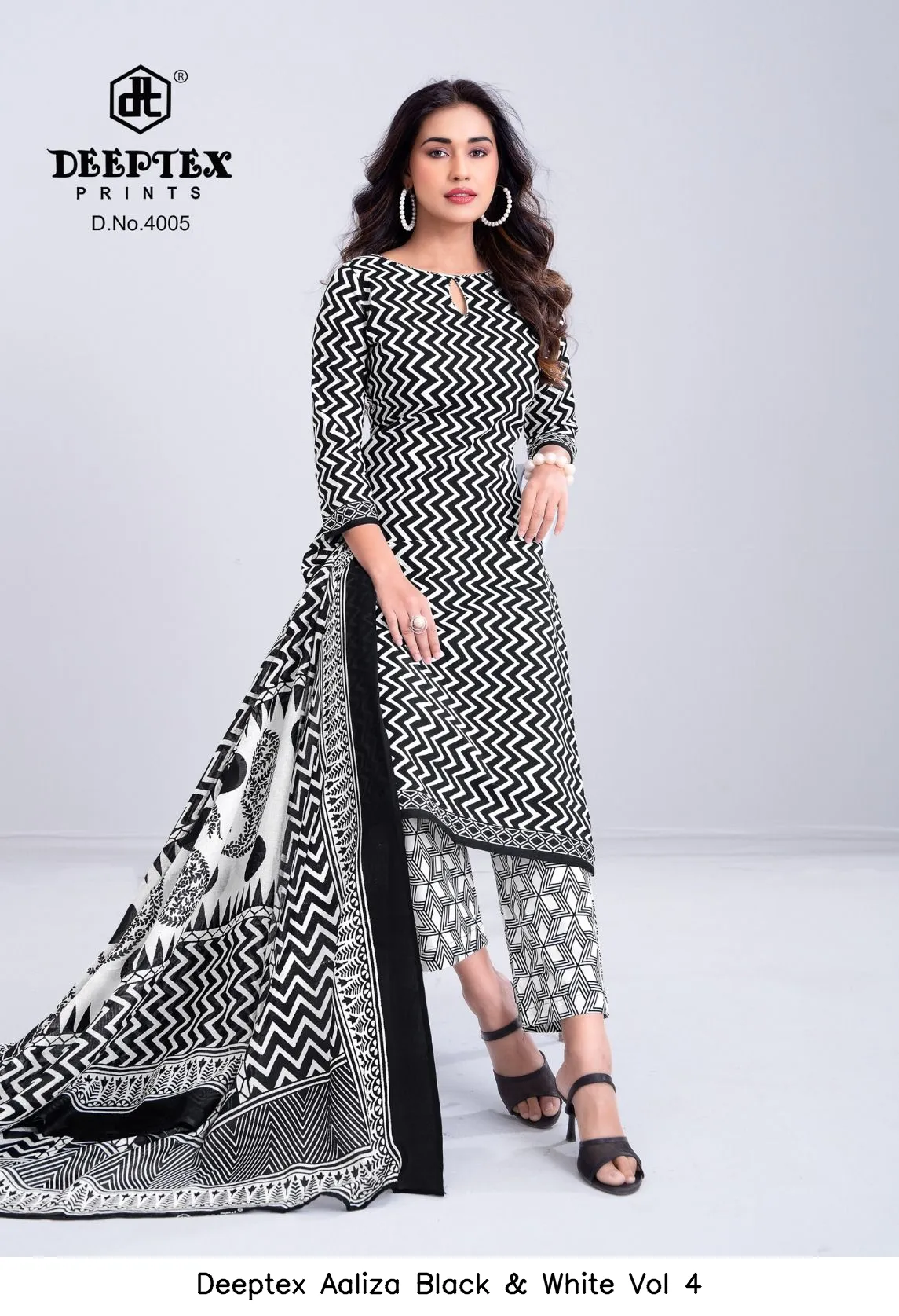 Deeptex Aaliza Black & White Vol 4 - Image 11