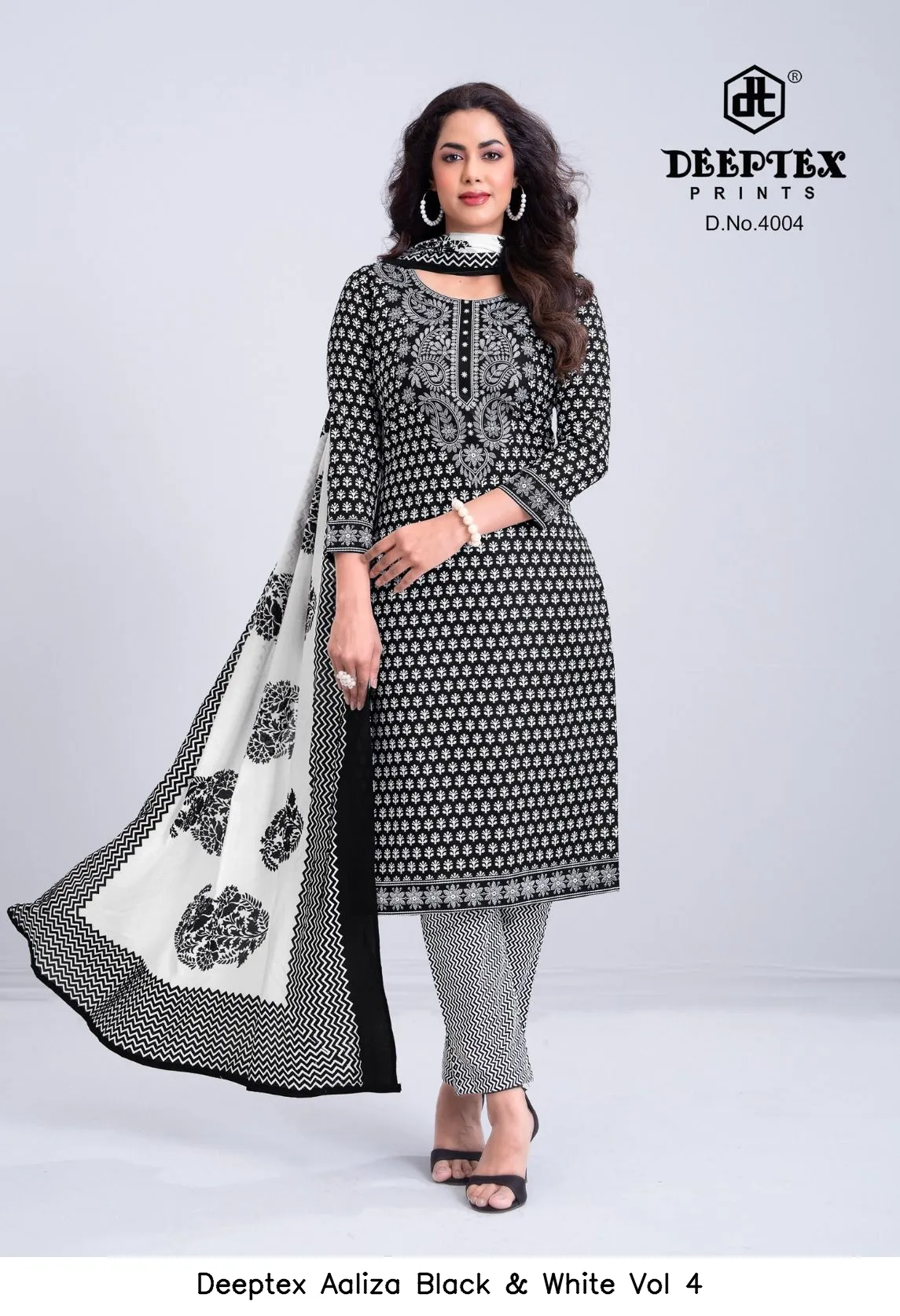 Deeptex Aaliza Black & White Vol 4 - Image 2
