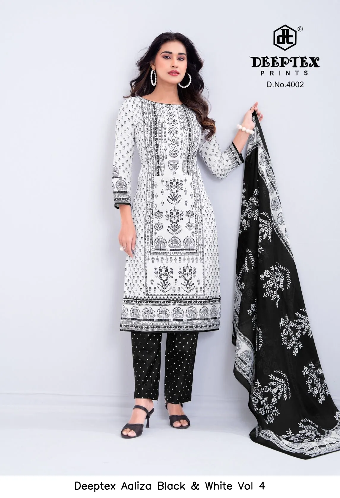 Deeptex Aaliza Black & White Vol 4 - Image 6