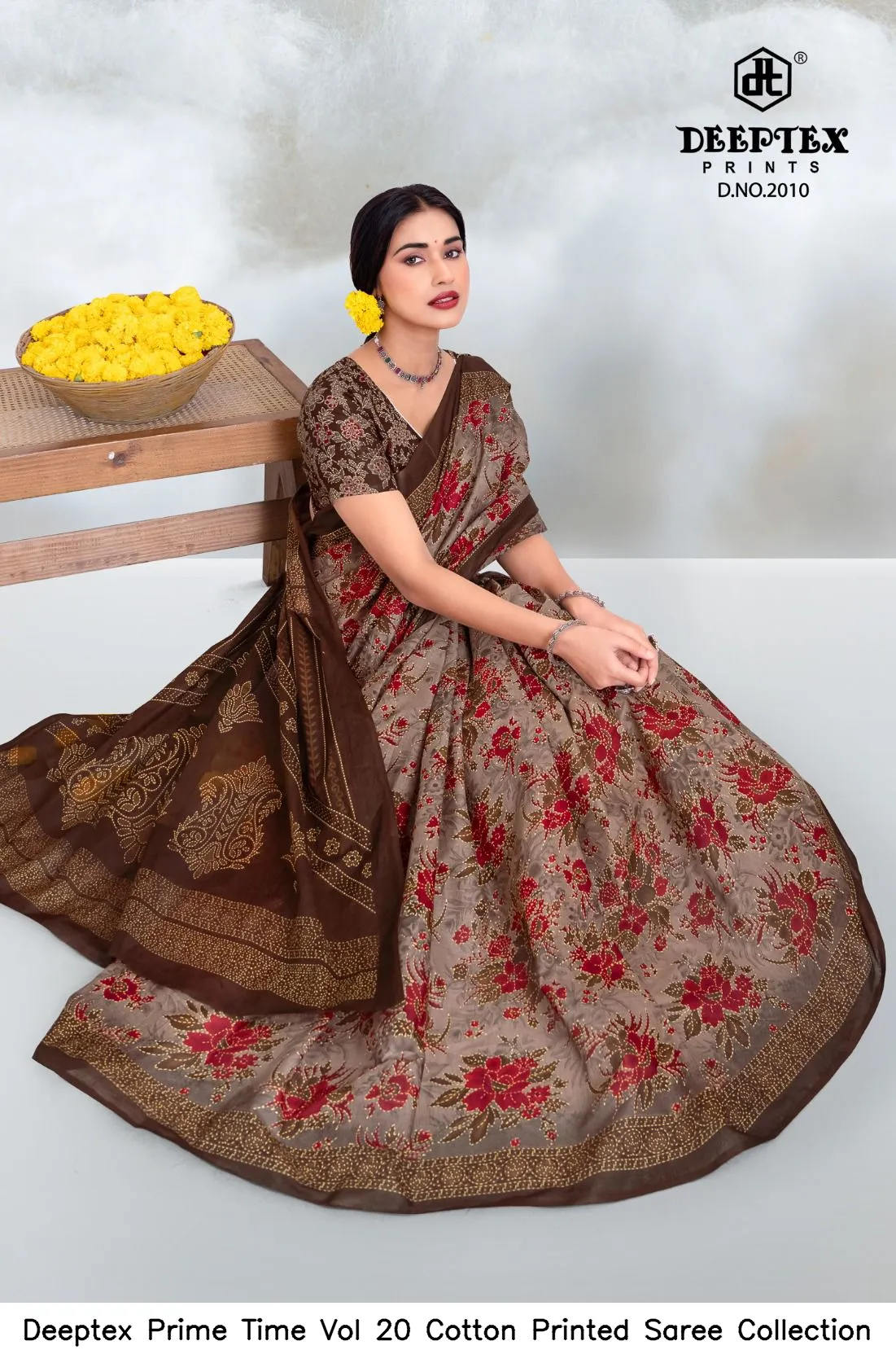 Deeptex Prime Time Vol 20 Cotton Printed Saree Collection - Image 10
