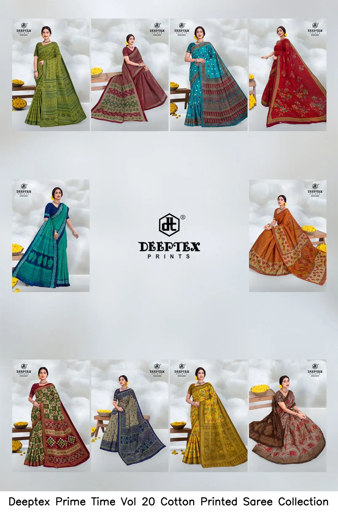 Deeptex Prime Time Vol 20 Cotton Printed Saree Collection - Image 6
