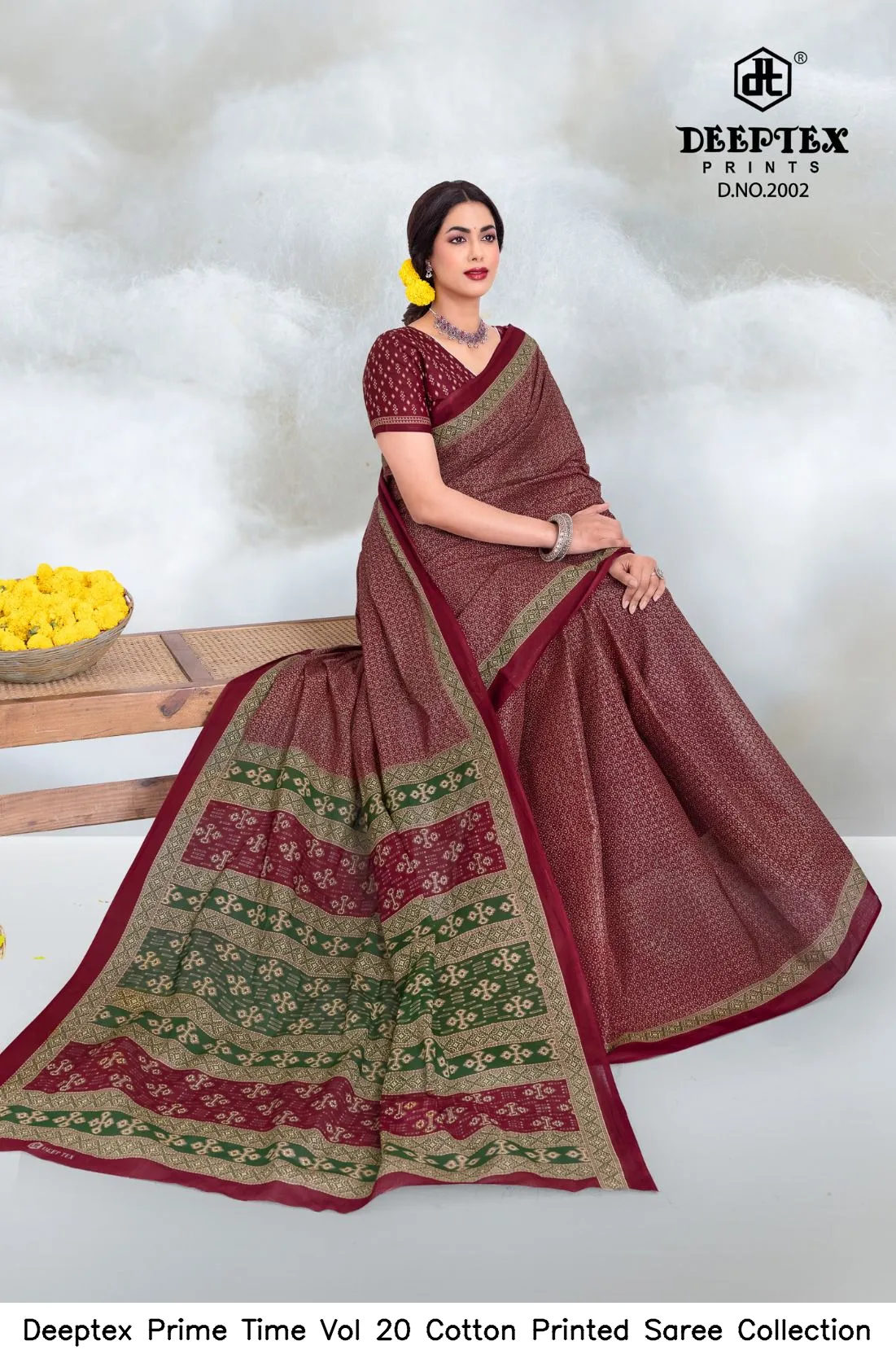 Deeptex Prime Time Vol 20 Cotton Printed Saree Collection - Image 7