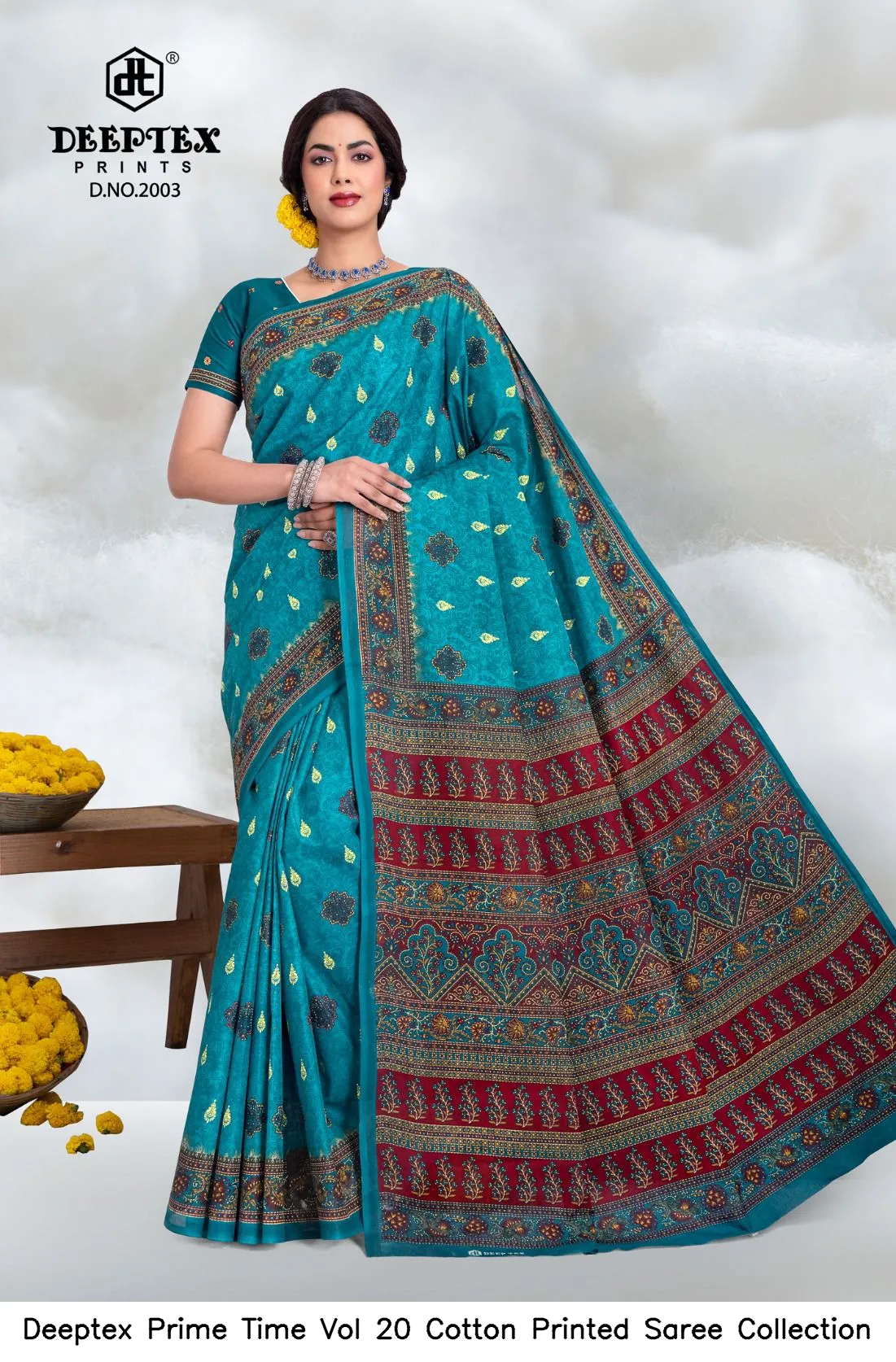 Deeptex Prime Time Vol 20 Cotton Printed Saree Collection - Image 8