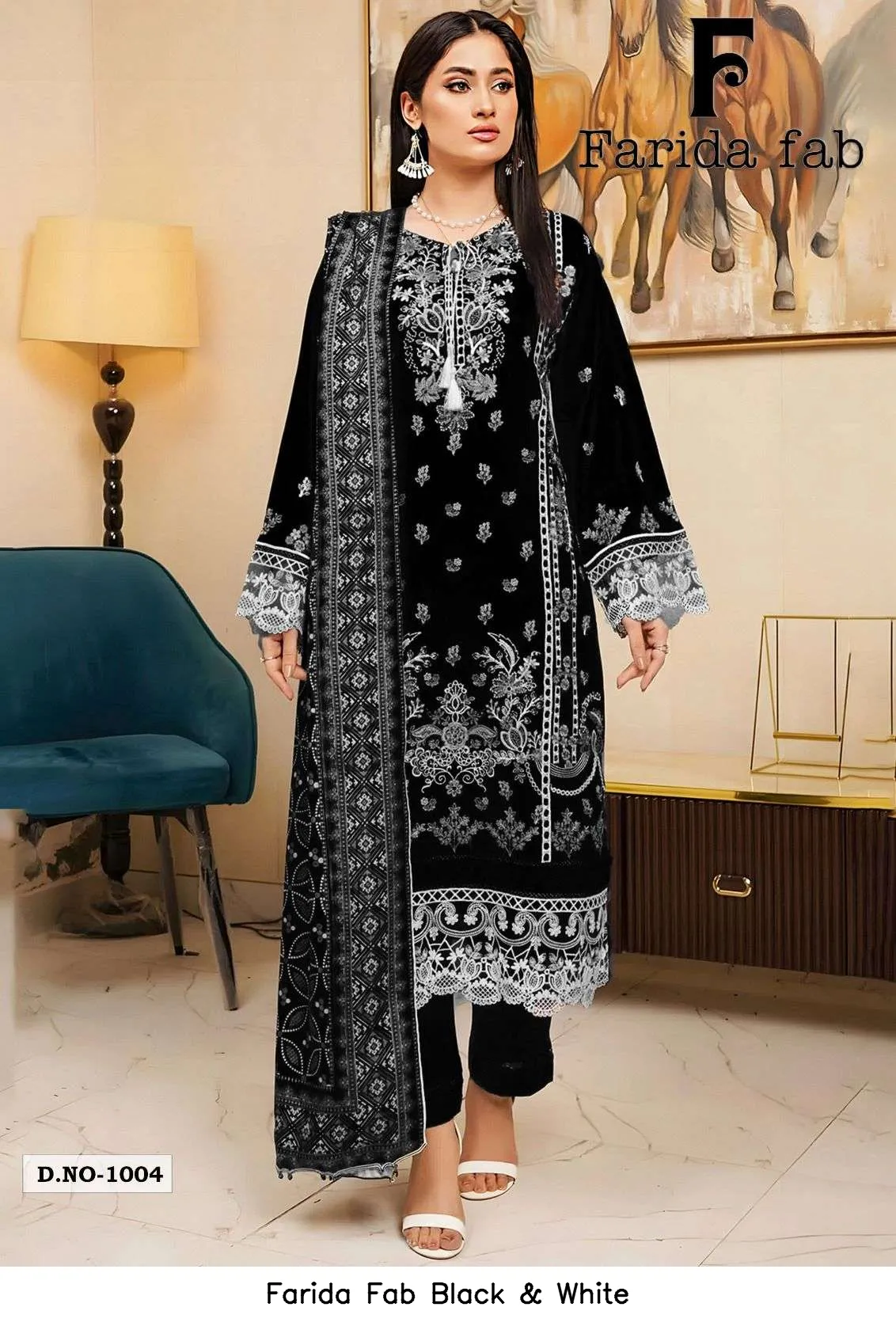 Farida Fab Black & White - Image 2