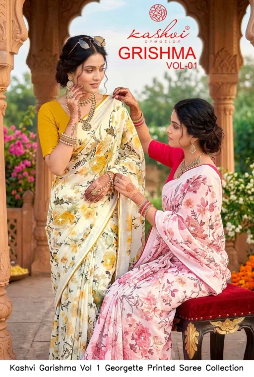 Kashvi Garishma Vol 1 Georgette Printed Saree Collection
