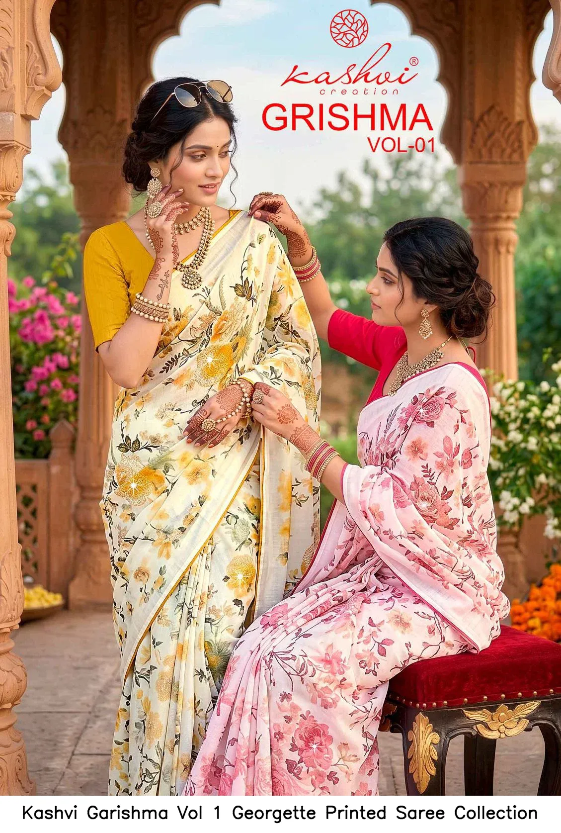 Kashvi Garishma Vol 1 Georgette Printed Saree Collection