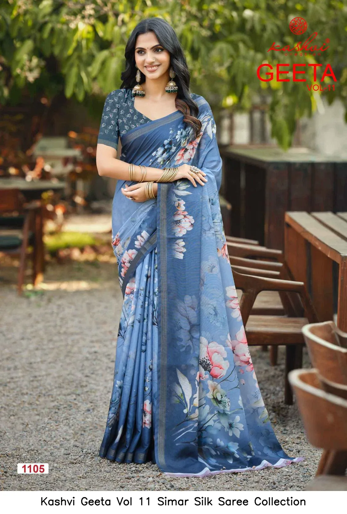 Kashvi Geeta Vol 11 Simar Silk Saree Collection - Image 10