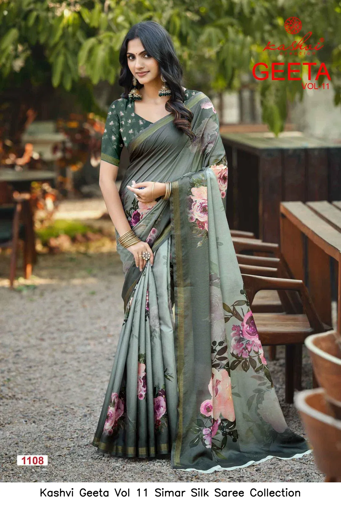 Kashvi Geeta Vol 11 Simar Silk Saree Collection - Image 3