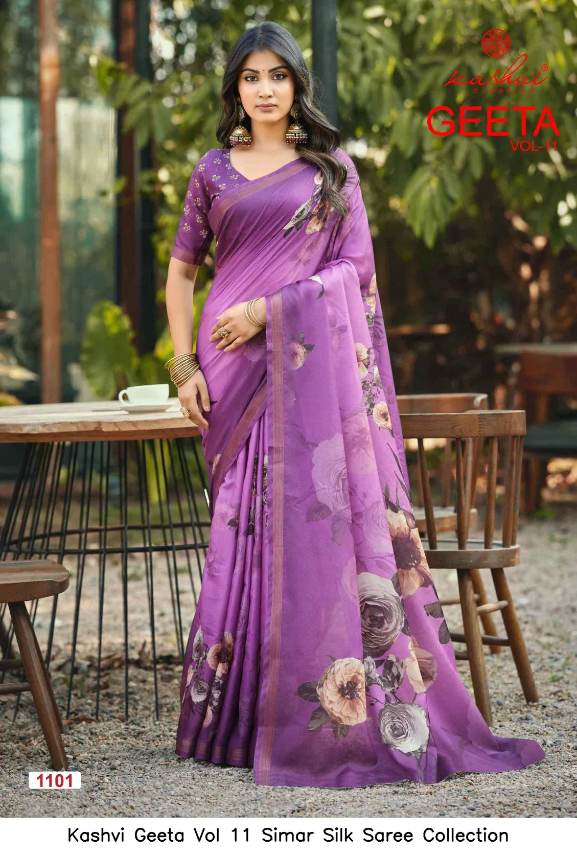 Kashvi Geeta Vol 11 Simar Silk Saree Collection - Image 4