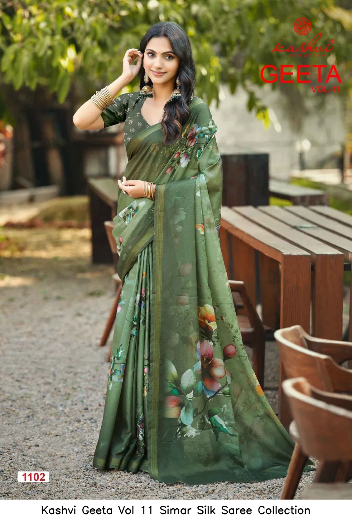 Kashvi Geeta Vol 11 Simar Silk Saree Collection - Image 5