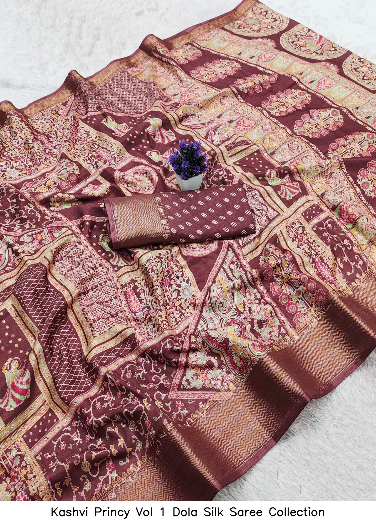 Kashvi Princy Vol 1 Dola Silk Saree Collection - Image 11