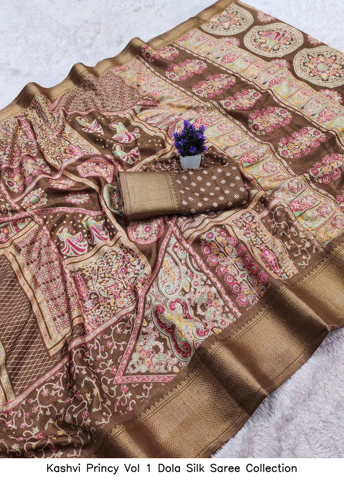Kashvi Princy Vol 1 Dola Silk Saree Collection - Image 13