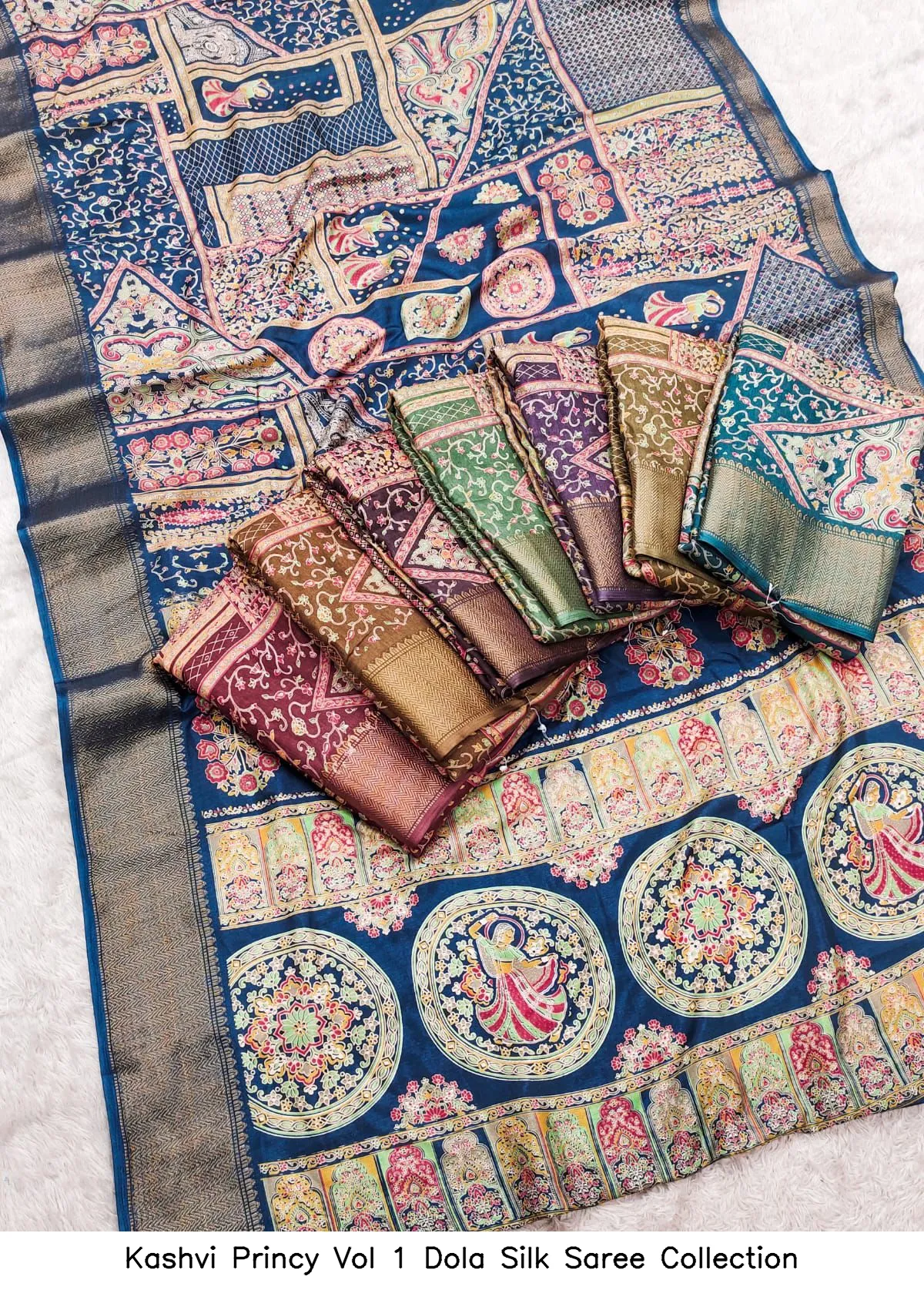 Kashvi Princy Vol 1 Dola Silk Saree Collection - Image 3