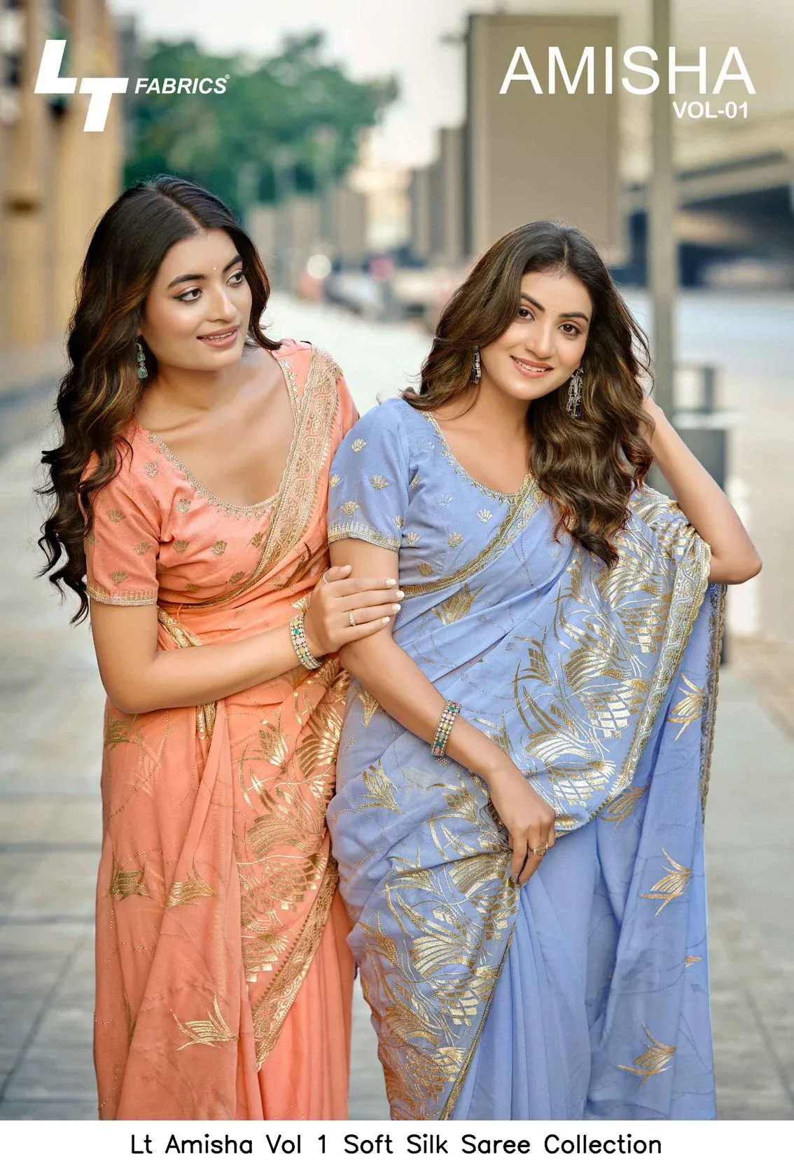 Lt Amisha Vol 1 Soft Silk Saree Collection
