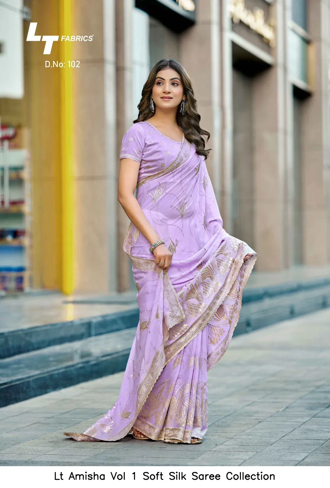 Lt Amisha Vol 1 Soft Silk Saree Collection - Image 2