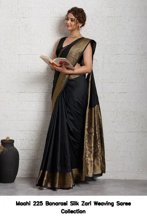 Maahi 225 Banarasi Silk Zari Weaving Saree Collection