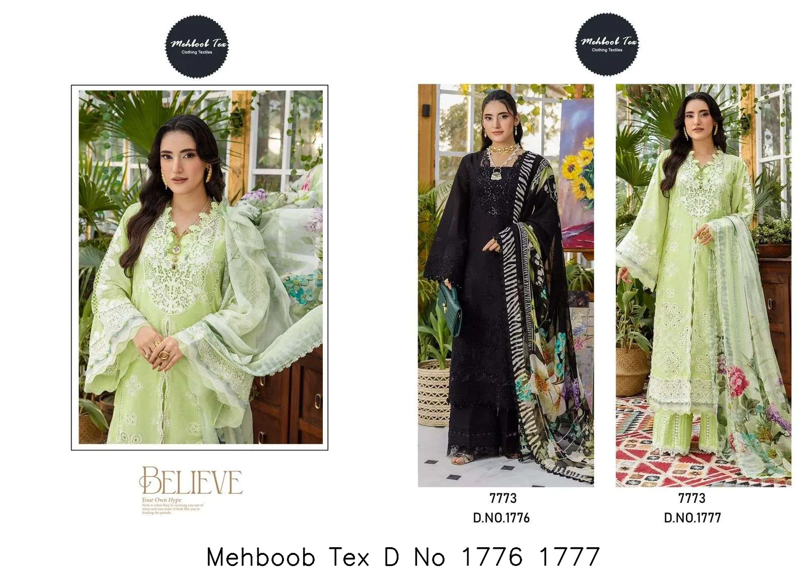 Mehboob Tex D No 1776 1777 - Image 2