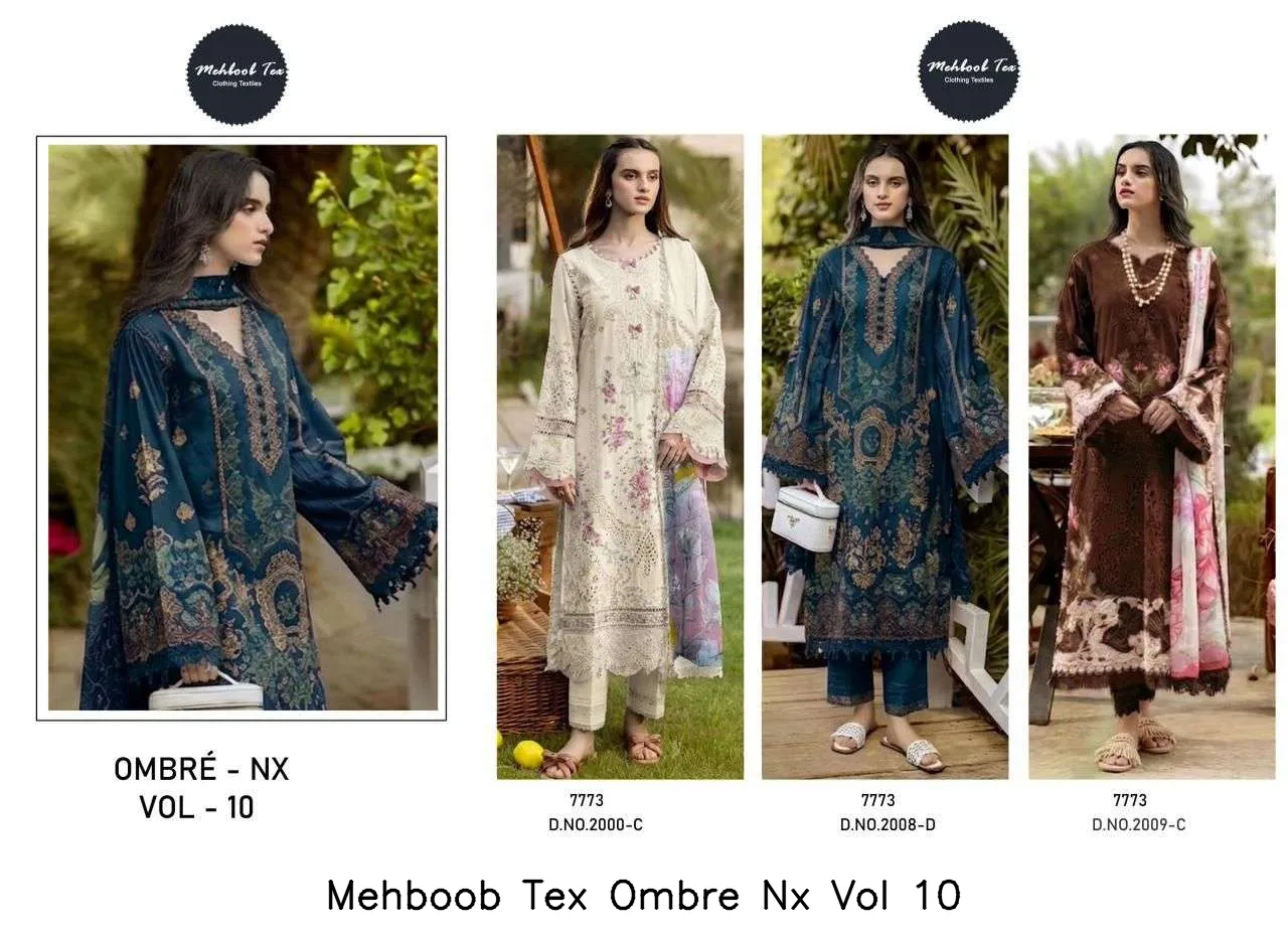 Mehboob Tex Ombre Nx Vol 10 - Image 8