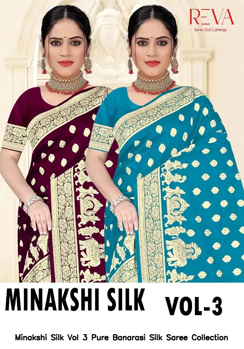 Minakshi Silk Vol 3 Pure Banarasi Silk Saree Collection