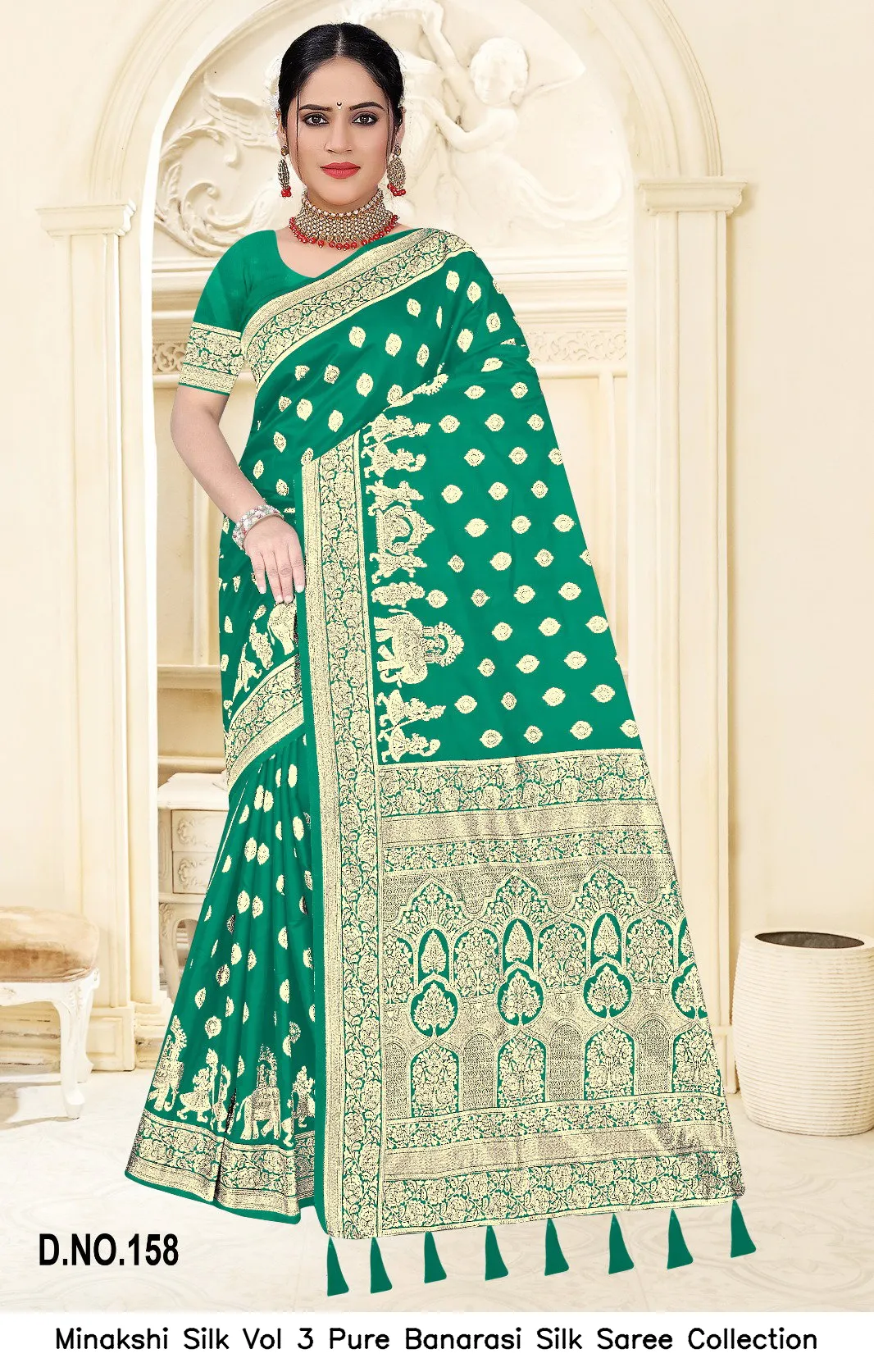 Minakshi Silk Vol 3 Pure Banarasi Silk Saree Collection - Image 2