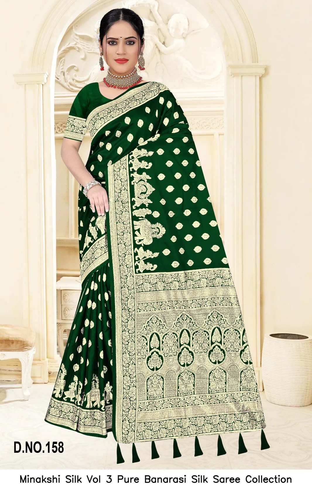 Minakshi Silk Vol 3 Pure Banarasi Silk Saree Collection - Image 3