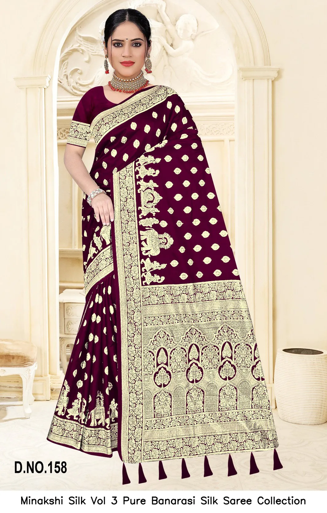 Minakshi Silk Vol 3 Pure Banarasi Silk Saree Collection - Image 4
