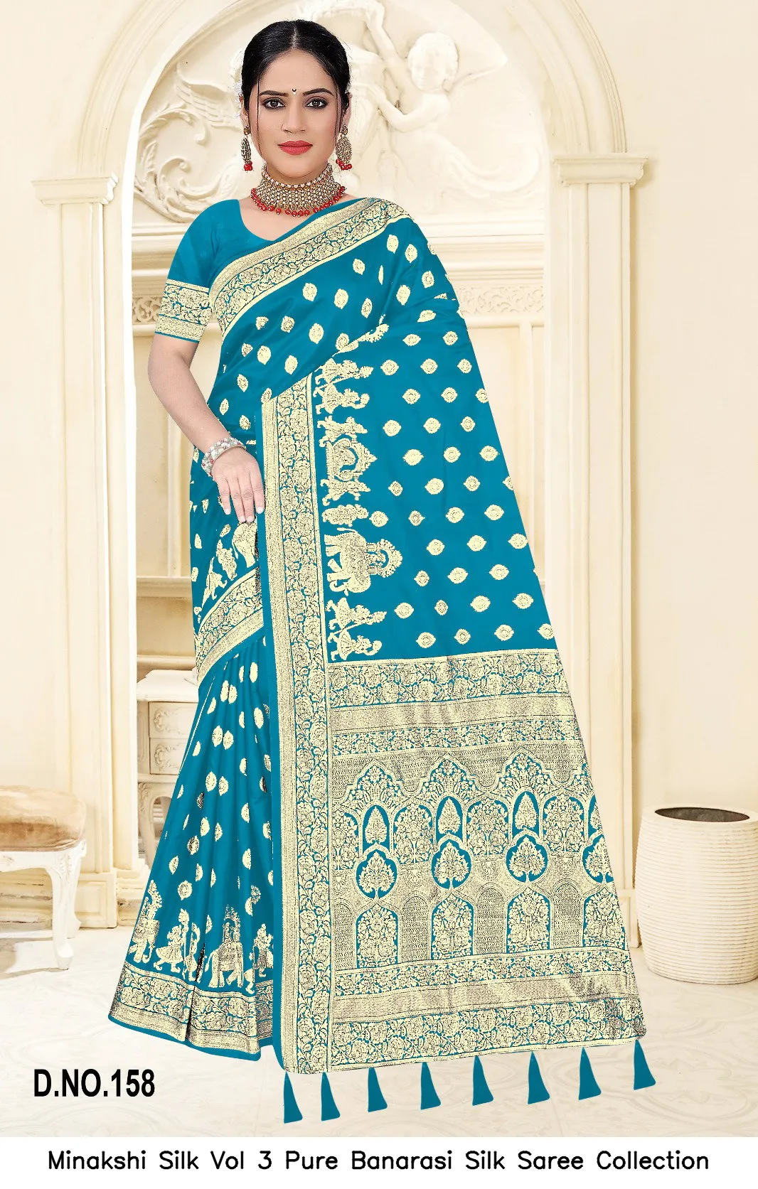 Minakshi Silk Vol 3 Pure Banarasi Silk Saree Collection - Image 5