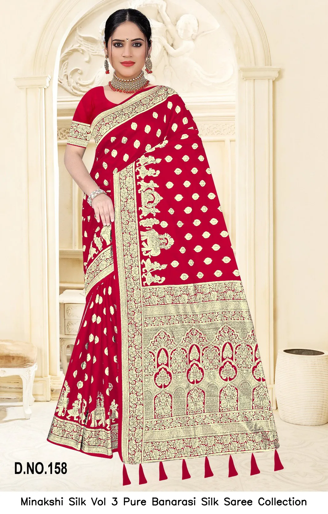 Minakshi Silk Vol 3 Pure Banarasi Silk Saree Collection - Image 6