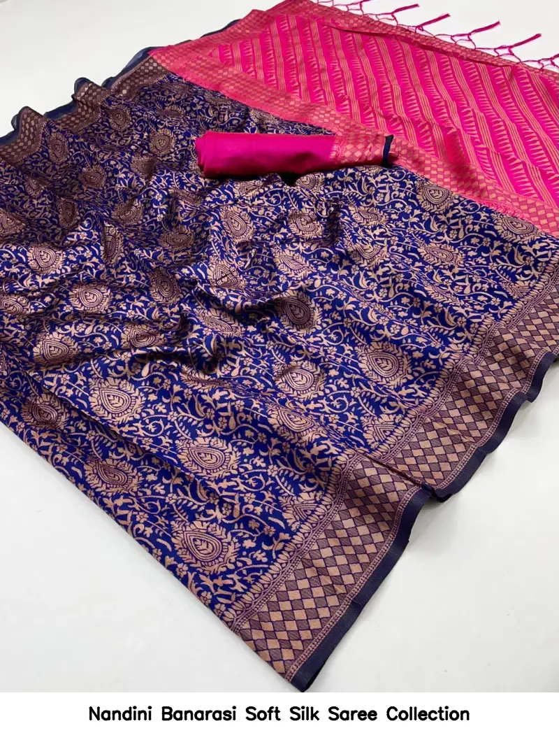 Nandini Banarasi Soft Silk Saree Collection
