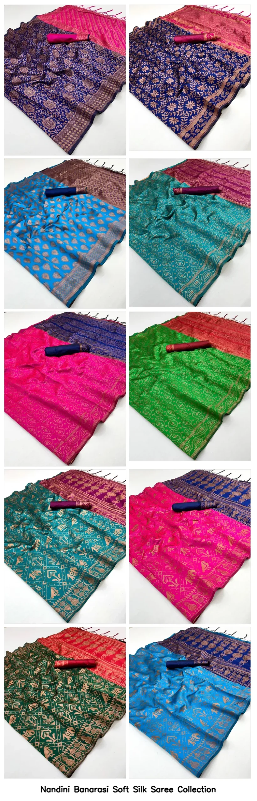 Nandini Banarasi Soft Silk Saree Collection - Image 11