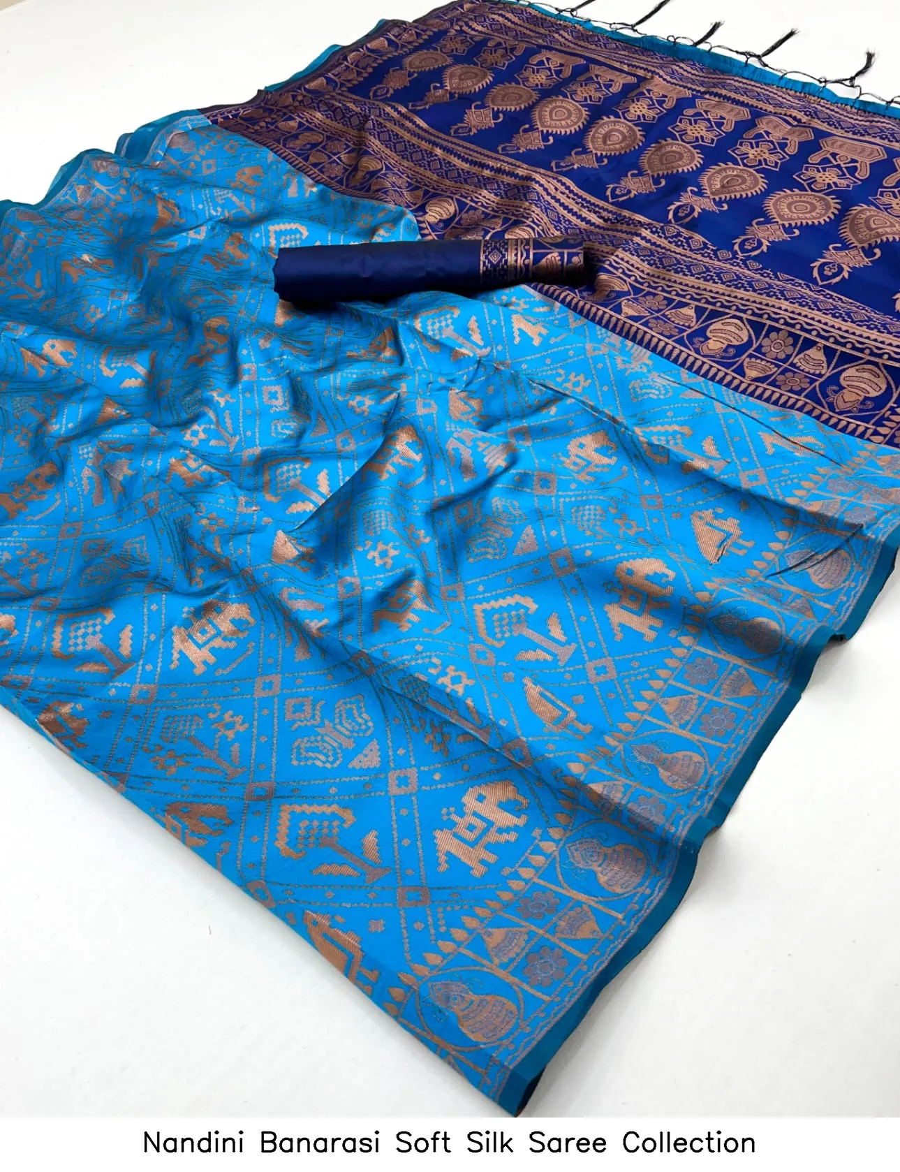 Nandini Banarasi Soft Silk Saree Collection - Image 2