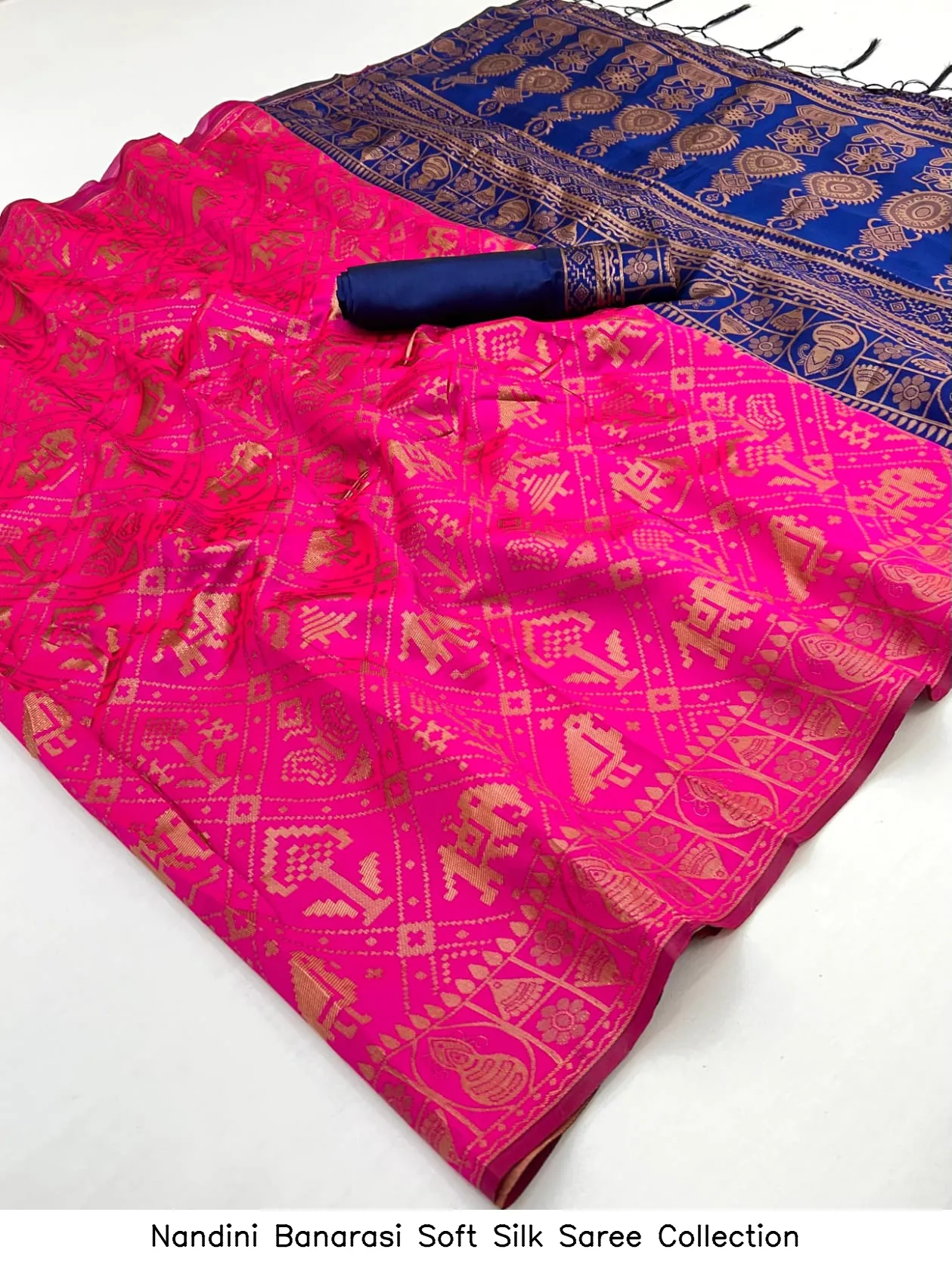 Nandini Banarasi Soft Silk Saree Collection - Image 9