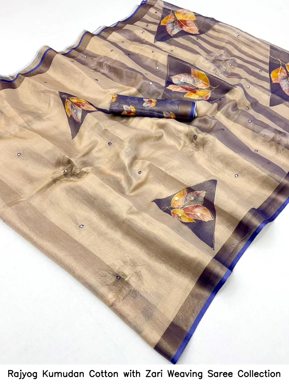 Rajyog Kumudan Cotton with Zari Weaving Saree Collection