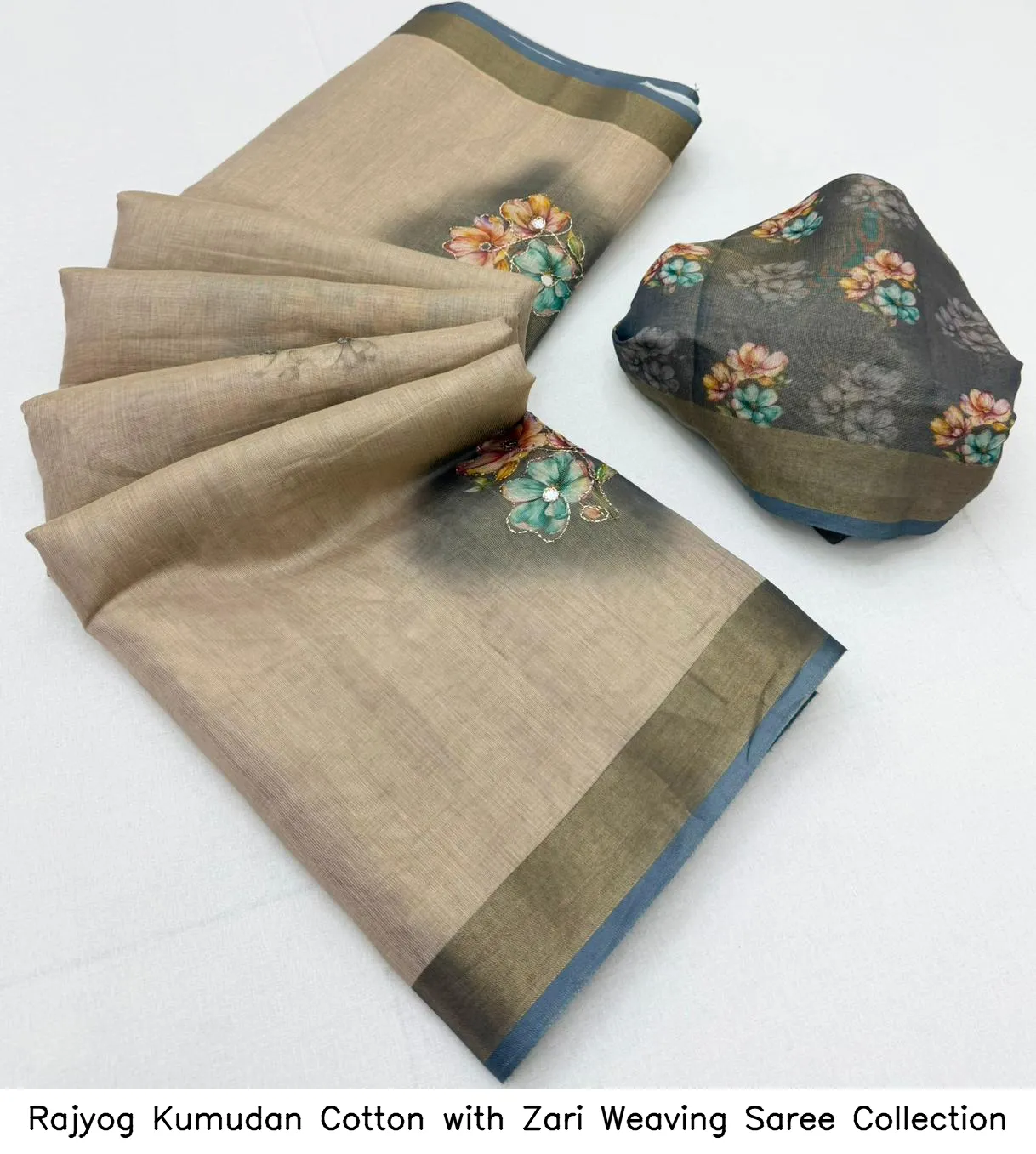 Rajyog Kumudan Cotton with Zari Weaving Saree Collection - Image 10
