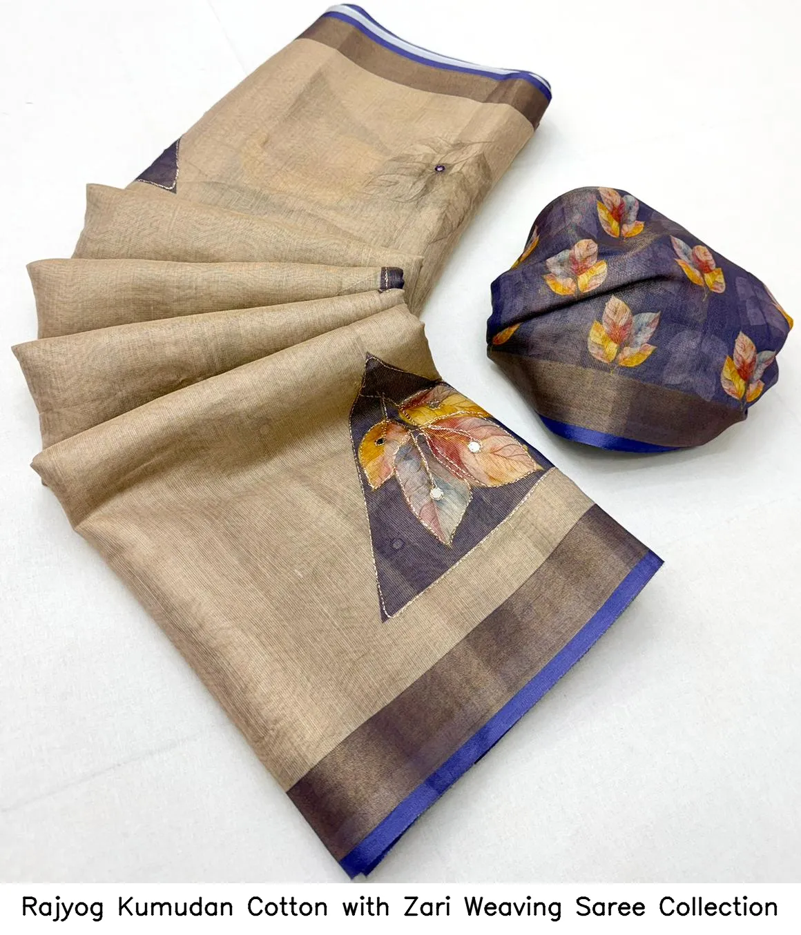 Rajyog Kumudan Cotton with Zari Weaving Saree Collection - Image 11