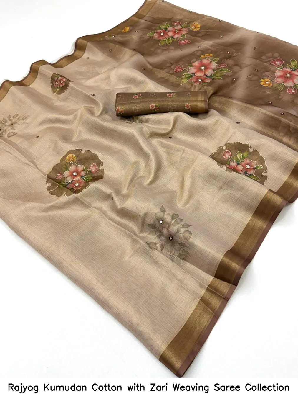 Rajyog Kumudan Cotton with Zari Weaving Saree Collection - Image 18