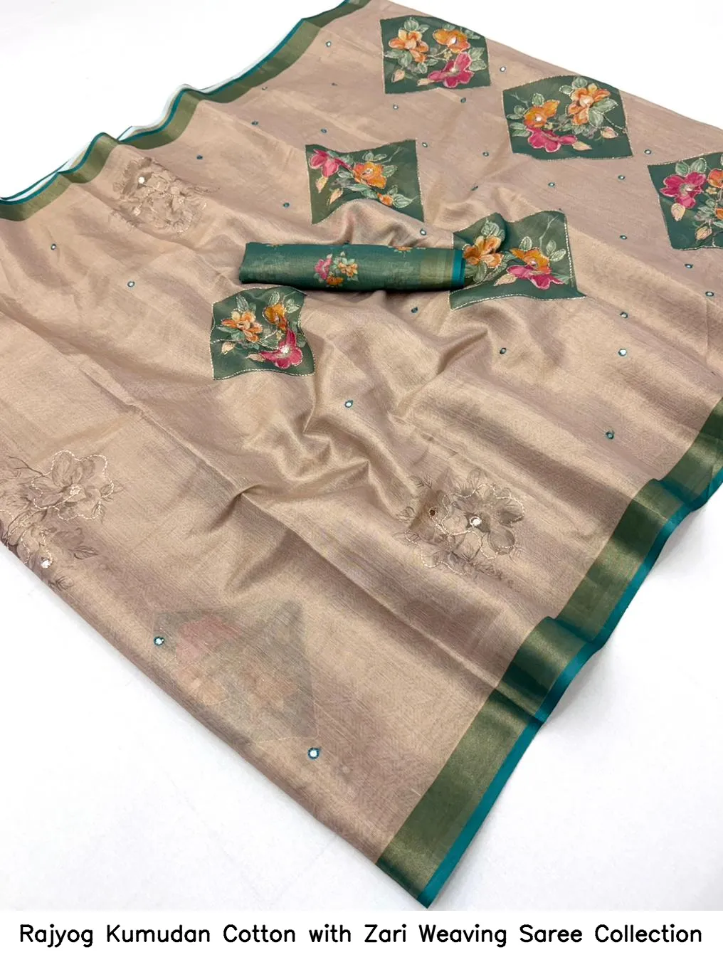 Rajyog Kumudan Cotton with Zari Weaving Saree Collection - Image 9