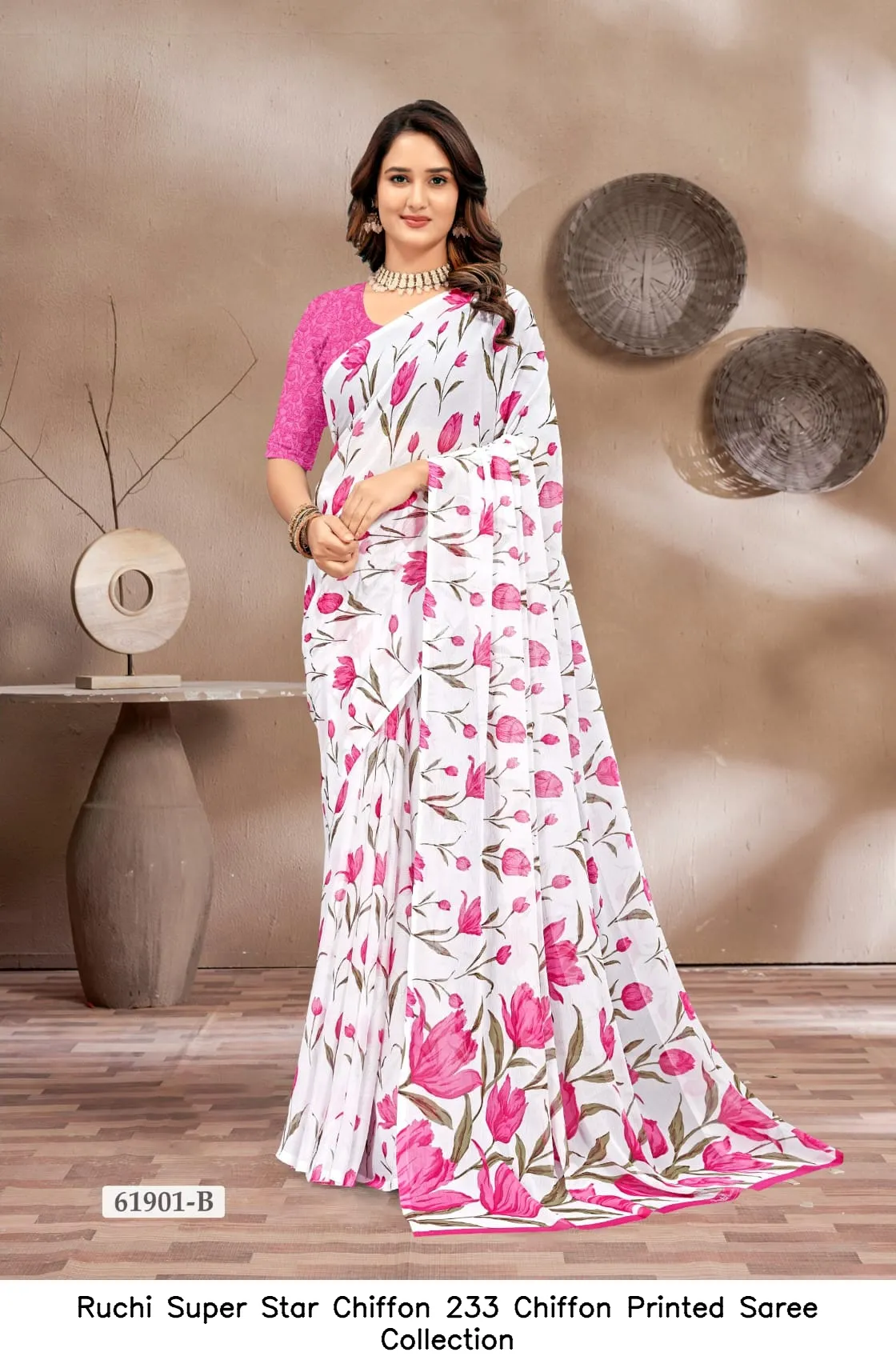 Ruchi Super Star Chiffon 233 Chiffon Printed Saree Collection - Image 15