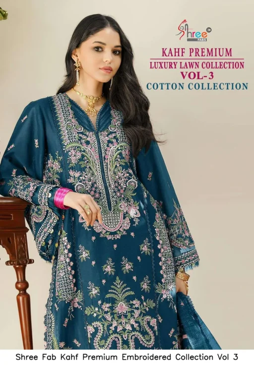 Shree Fab Kahf Premium Embroidered Collection Vol 3
