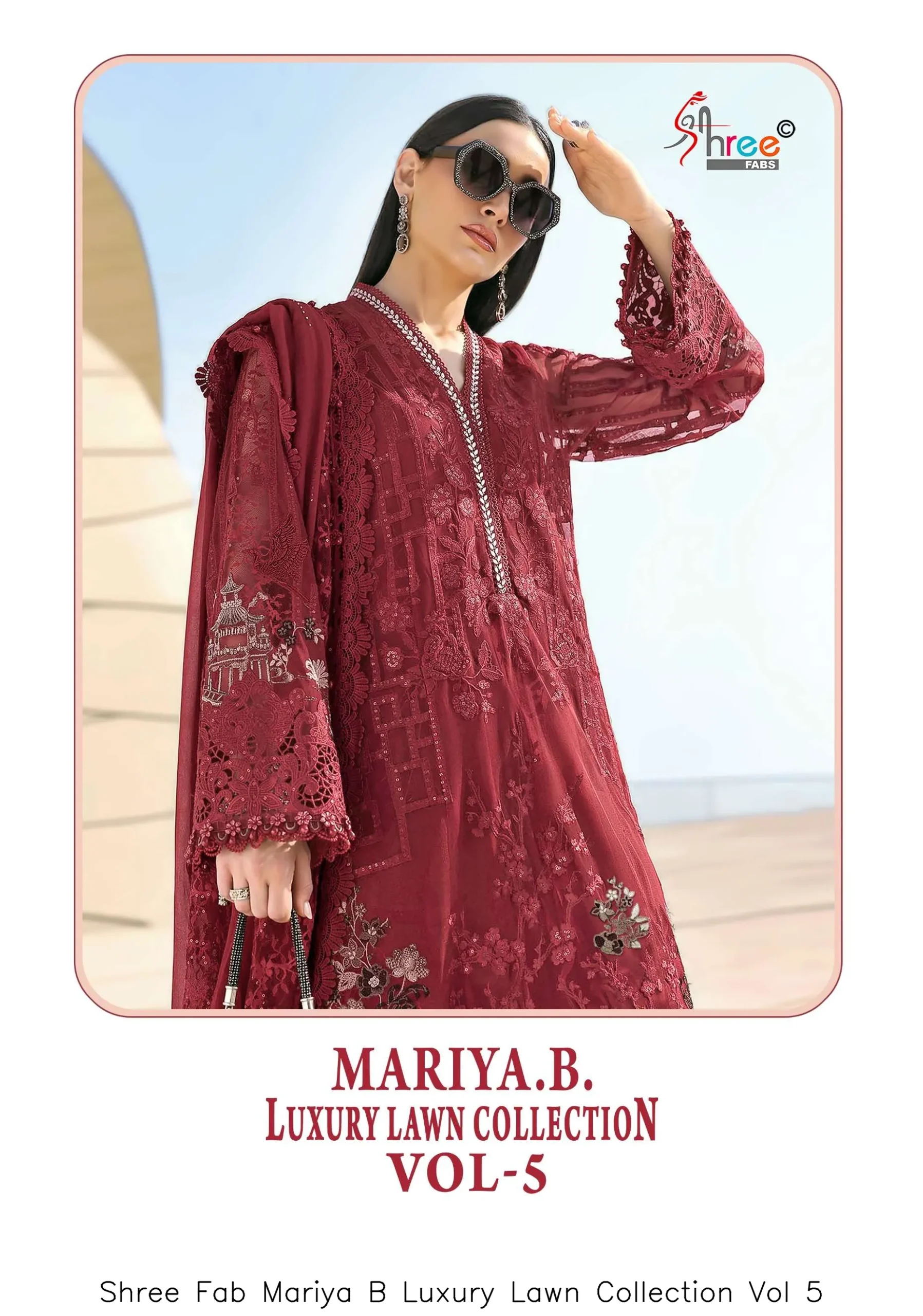 Shree Fab Mariya B Luxury Lawn Collection Vol 5