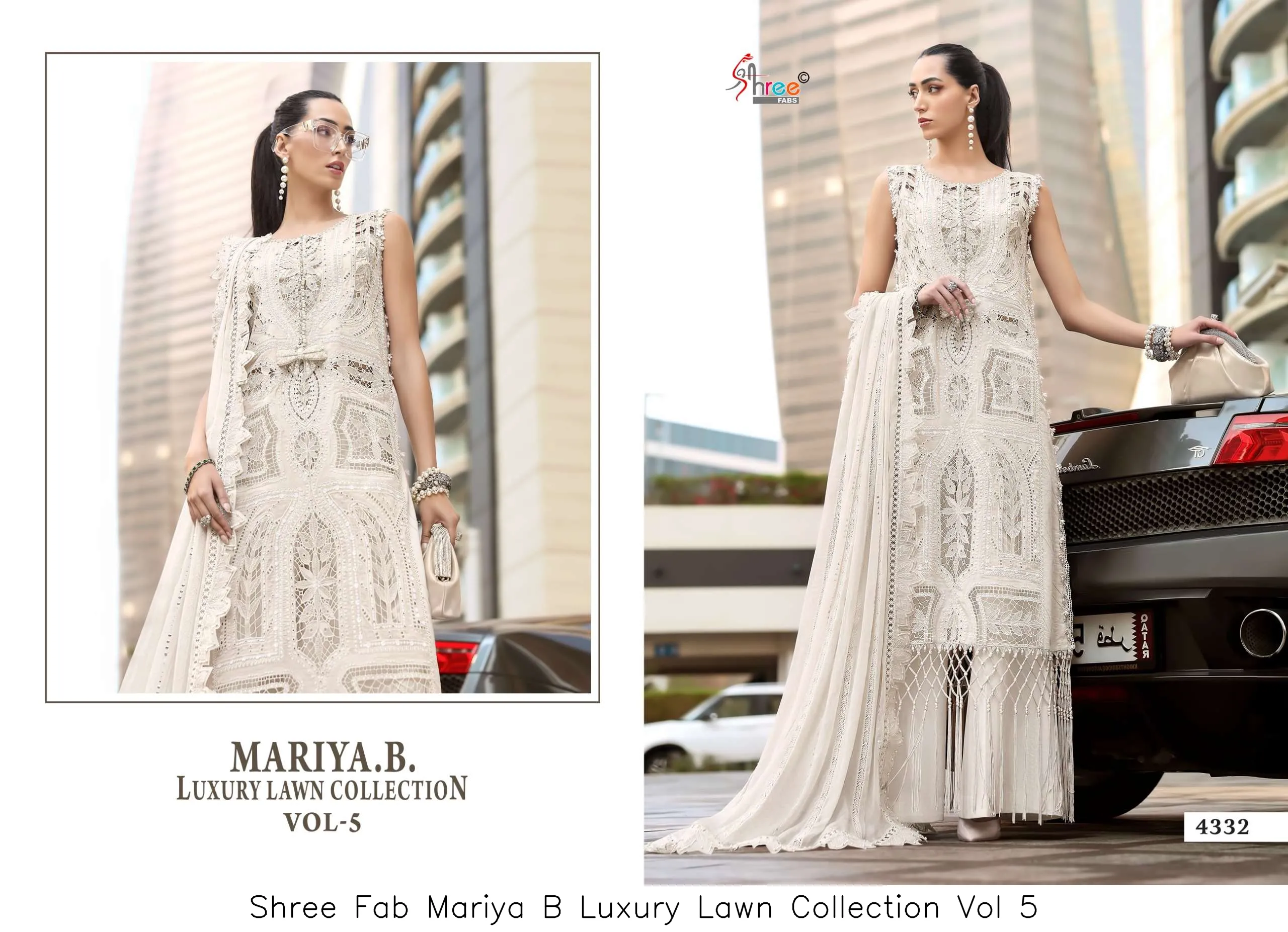 Shree Fab Mariya B Luxury Lawn Collection Vol 5 - Image 4