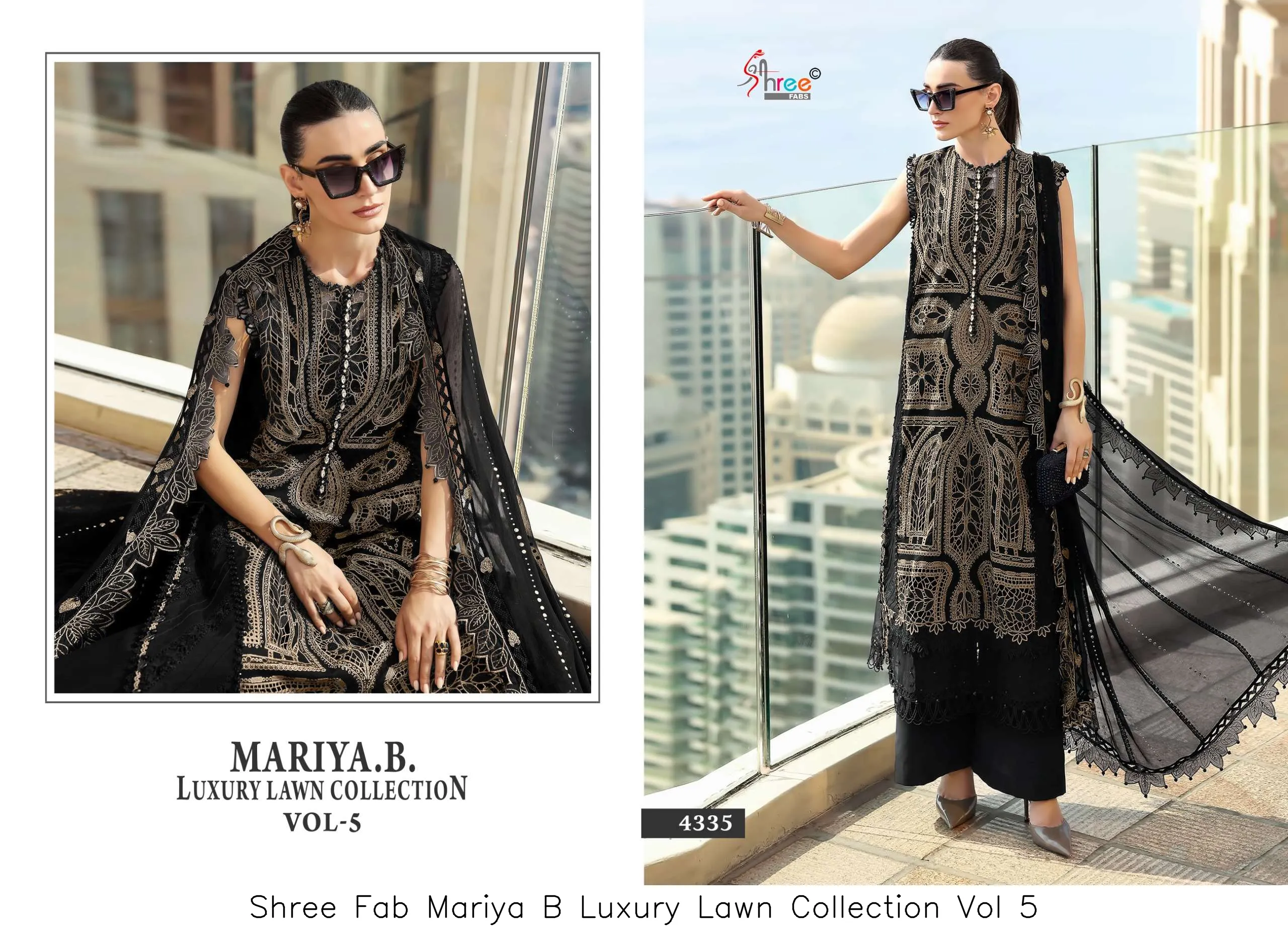 Shree Fab Mariya B Luxury Lawn Collection Vol 5 - Image 6
