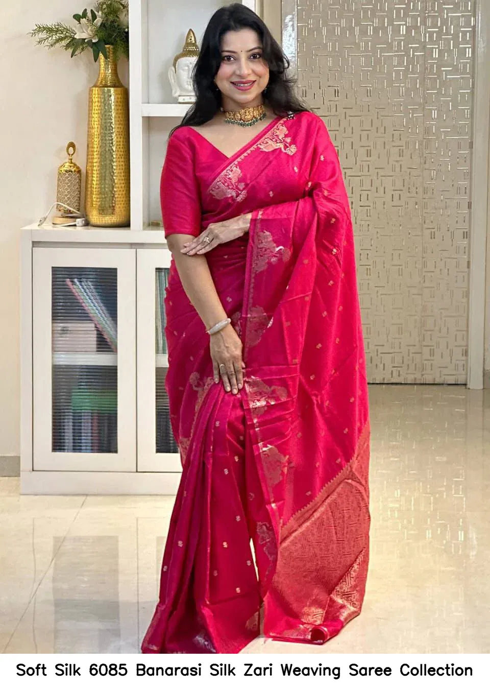 Soft Silk 6085 Banarasi Silk Zari Weaving Saree Collection - Image 2