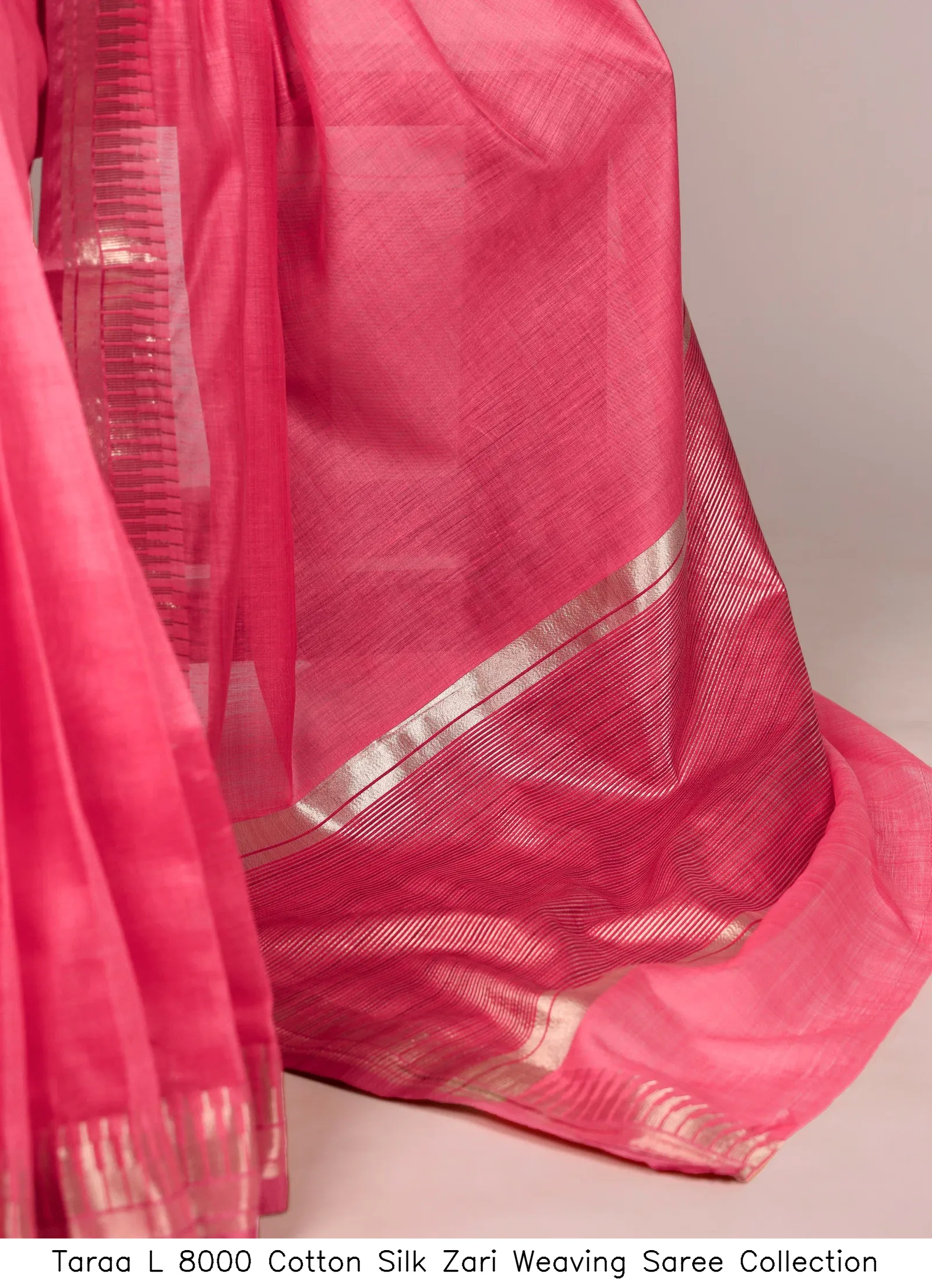 Taraa L 8000 Cotton Silk Zari Weaving Saree Collection - Image 2