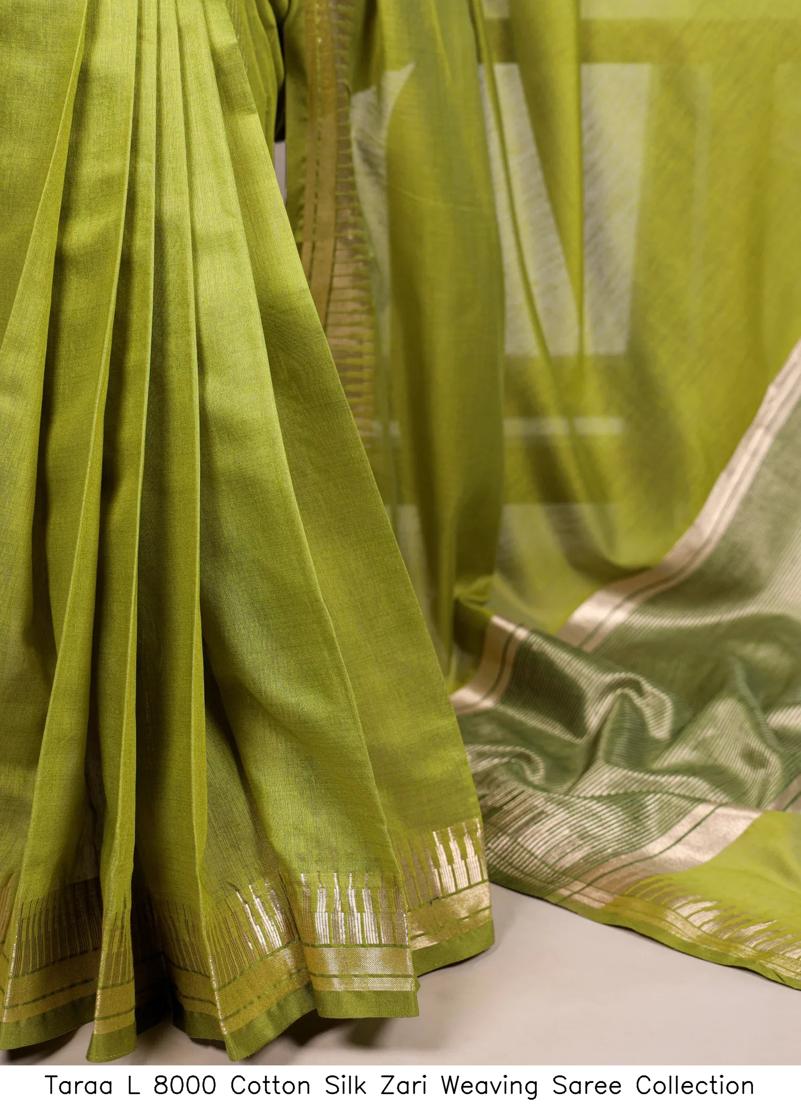 Taraa L 8000 Cotton Silk Zari Weaving Saree Collection - Image 5