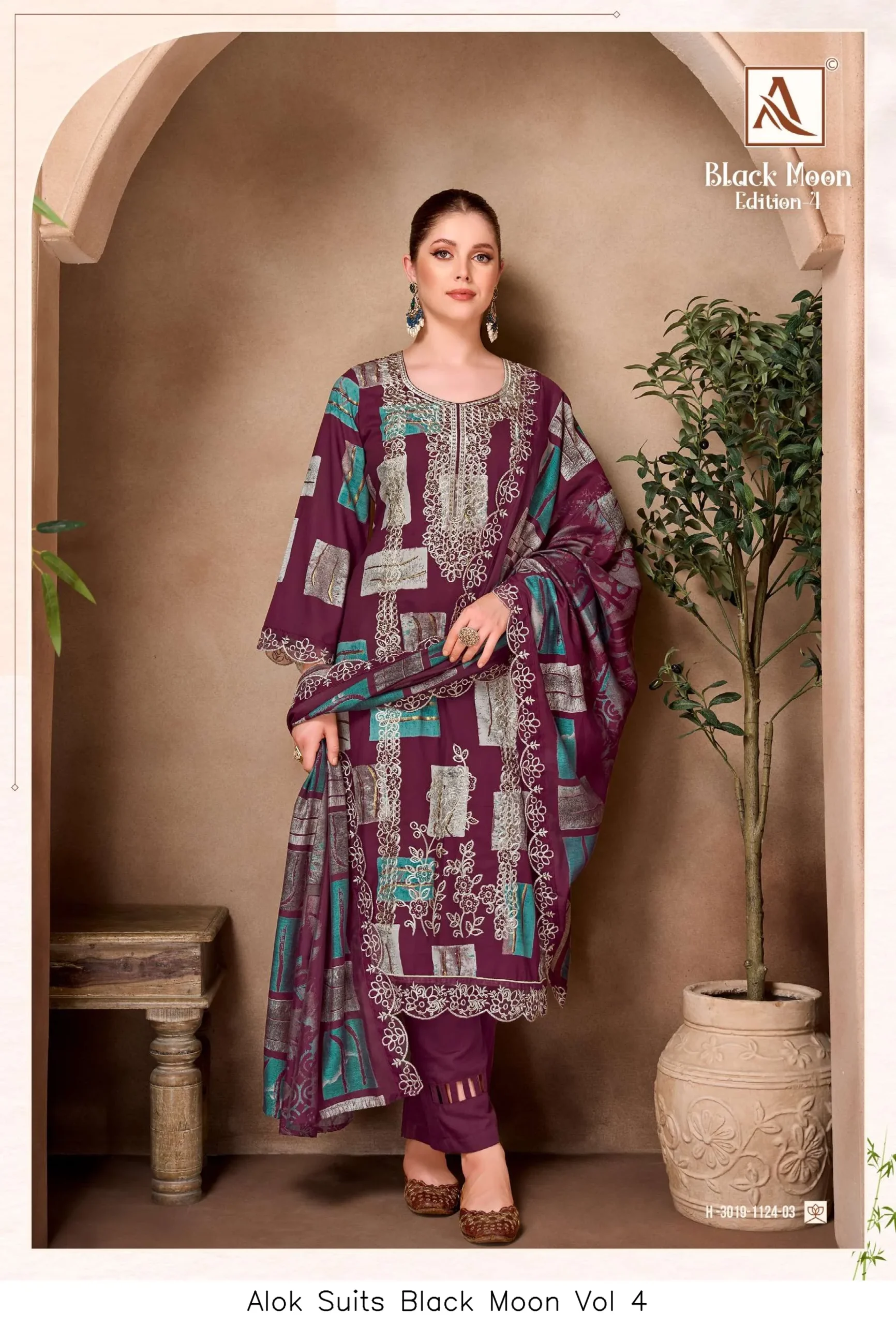 Alok Suits Black Moon Vol 4 - Image 3